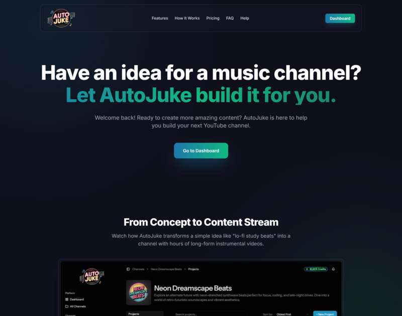 AutoJuke Platform Screenshot